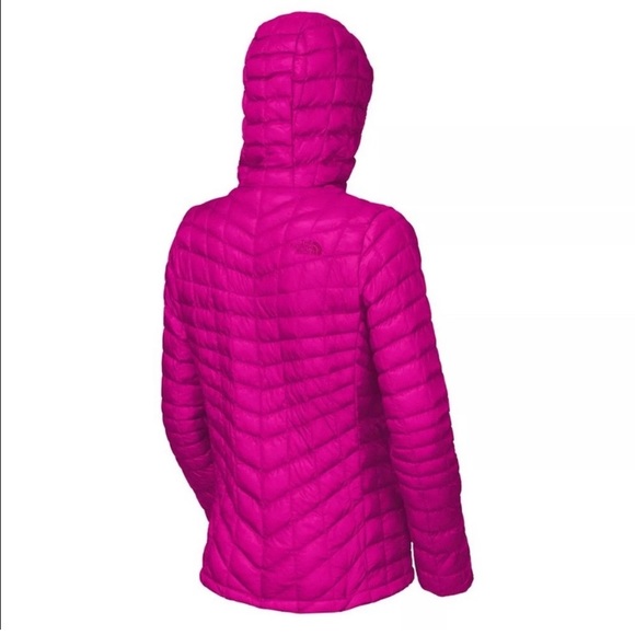 Hot Pink North Face Thermoball Down Jacket Size Medium - Picture 2 of 9